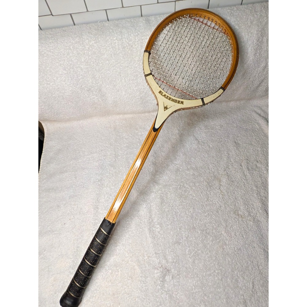 Vintage Slazenger Wooden Squash Racket